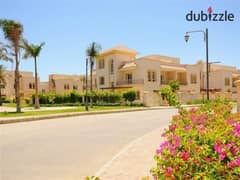 Finished villa for sale, twin house in Greens, Sheikh Zayed, in front of Zayed Dunes Compound and next to Saudi Market