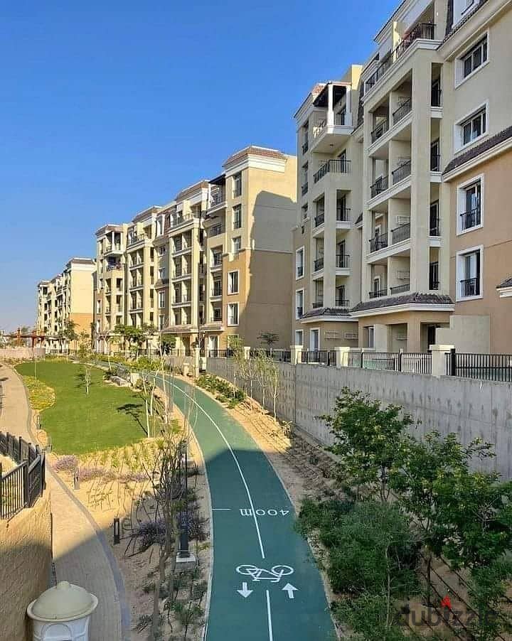 A 3 bedroom apartment for sale + 60 m garden with direct landscape view in Sarai Mostakbal City with down payment of 968K 6