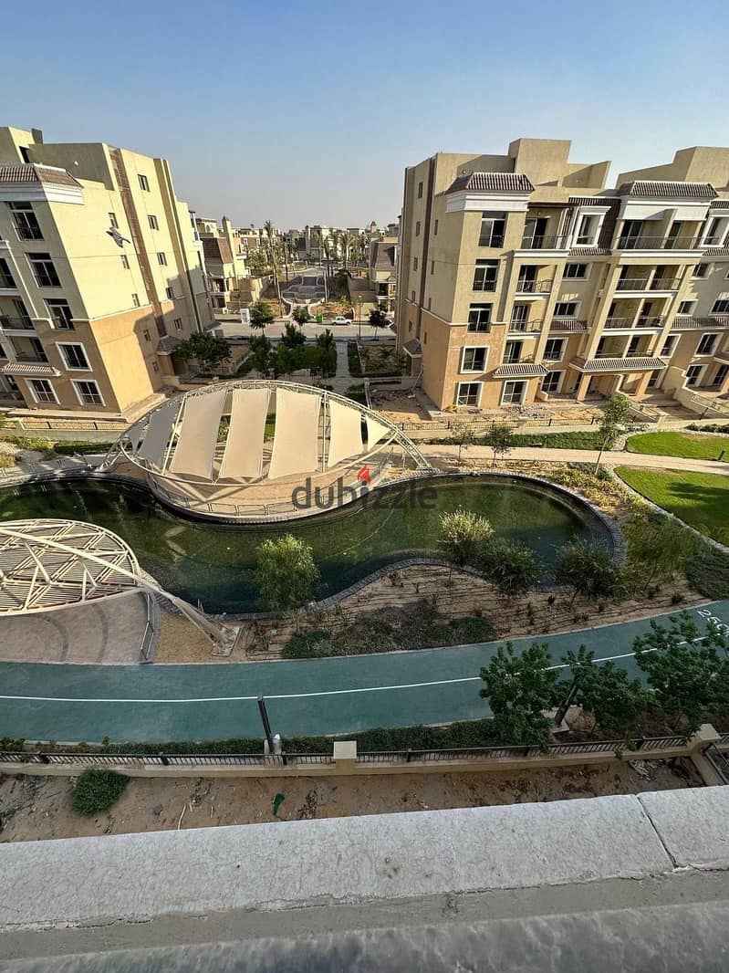 A 3 bedroom apartment for sale + 60 m garden with direct landscape view in Sarai Mostakbal City with down payment of 968K 7