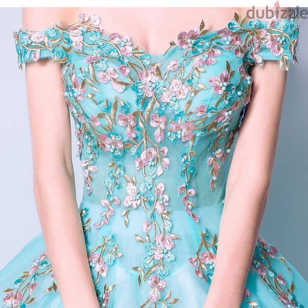 Engagement Gown/Dress- Elegant Turquoise 2