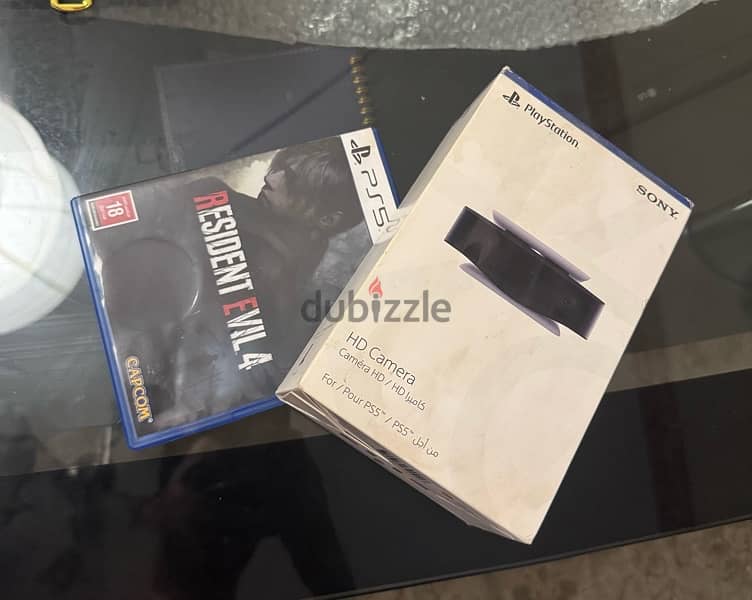 playstaion 5 disc version +2 gifts resident evil 4 remake & ps5 camera 2