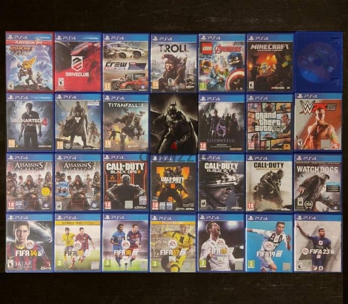 PS4 games 0