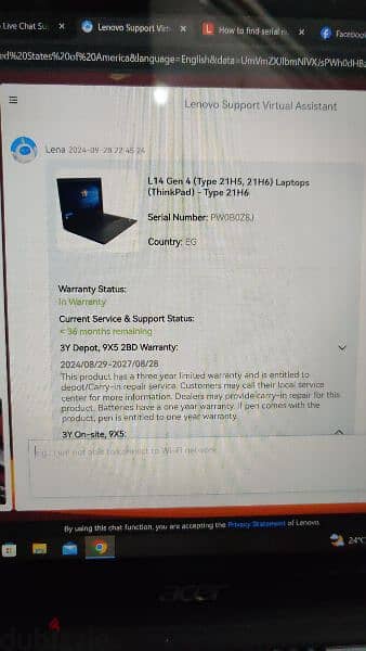 Thinkpad L14 V4 جديد ضمان لحد 8/2027 13