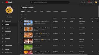 قناة يوتيوب 11000 مشترك مفعلة الدخل youtube