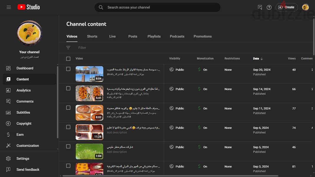 قناة يوتيوب 11000 مشترك مفعلة الدخل youtube 0