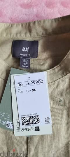 قميص اتش ام H&M بالتكت