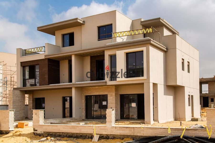 Finished Townhouse for sale in SODIC Sheikh Zayed - The Estates Residence 7