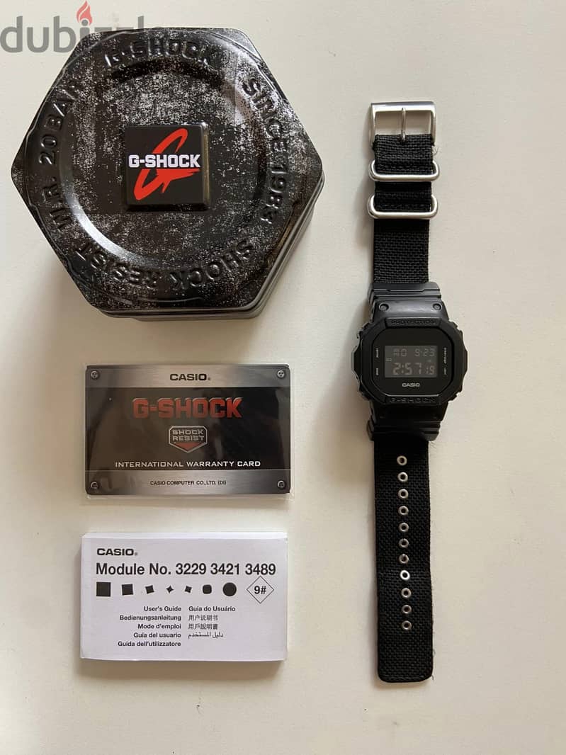 G-SHOCK DW-5600BBN-1DR 1