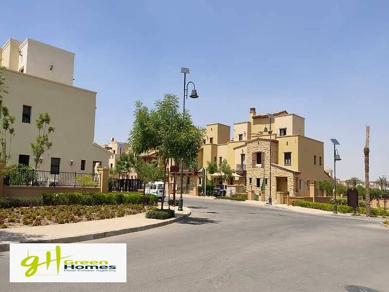 Ready to move TownHouse with area 280m for sale in Mivida | Emaar, New Cairo - Best location 1