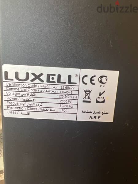 فرن luxell 3