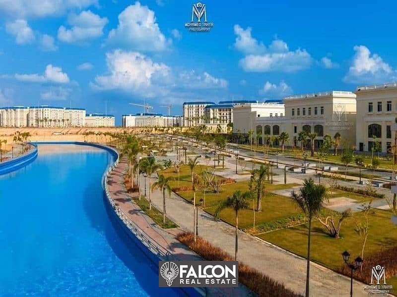 Ready to move in with a down payment of 750 thousand, a fully finished sea view apartment ((immediate delivery)) in the heart of New Alamein, North Co 4