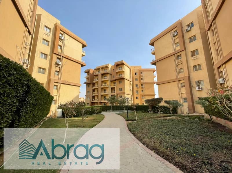 For sale, 3-bedroom apartment, 150 square meters, 5% down payment, 8-year installments, Ashgar City Compound, October Gardens 8