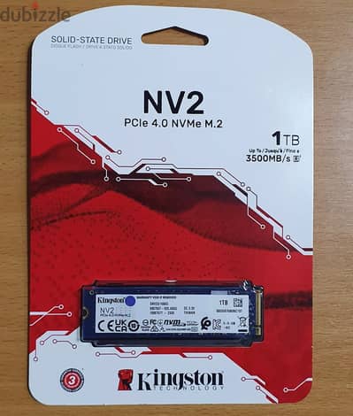 drive kingstone 1 tb gen 4 جديد متبرشم m. 2 لم يستخدم