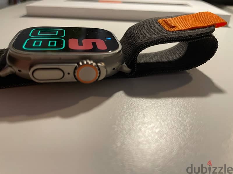 Apple watch ultra 1 like new ساعة ابل الترا ١ استعمال ٥ مرات فقط 3