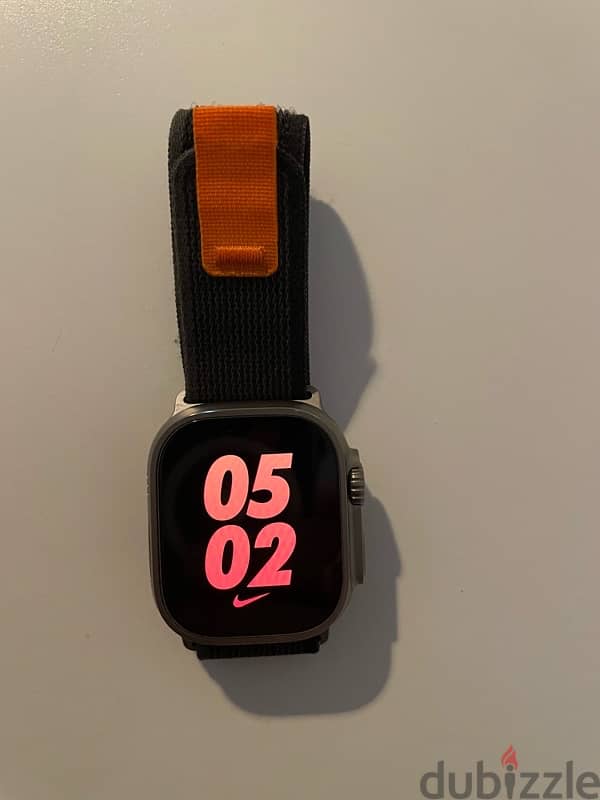 Apple watch ultra 1 like new ساعة ابل الترا ١ استعمال ٥ مرات فقط 13