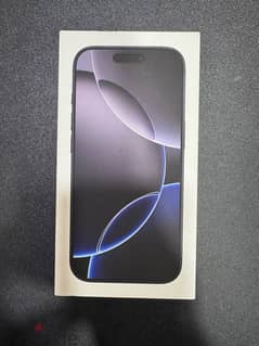 iphone 16pro , Black Titanium , 512GB