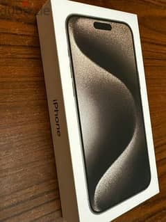 iPhone 15 pro max 256, sealed