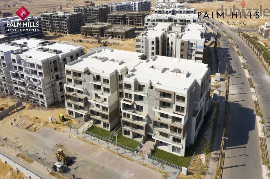 باميز لوكيشن في بالم هيلز Palm Hills  امتلك شقه بجاردن 176م,3 غرف 5