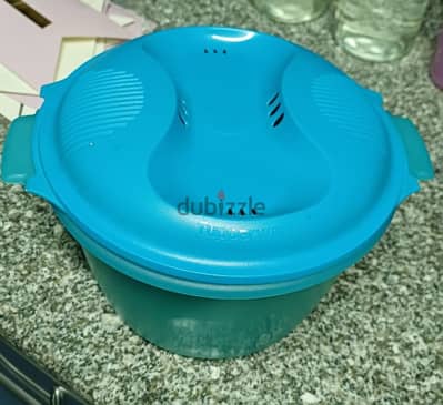 حلة TupperWare لعمل الأرز و المكرونة داخل الميكرويف