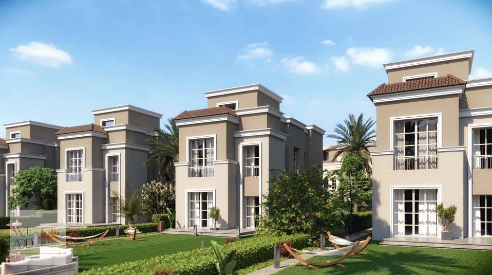 Get a luxurious and large villa of 240 m Stand Alone at a very special cash price in New Cairo, The Butterfly Compound, on the Amal Axis 0