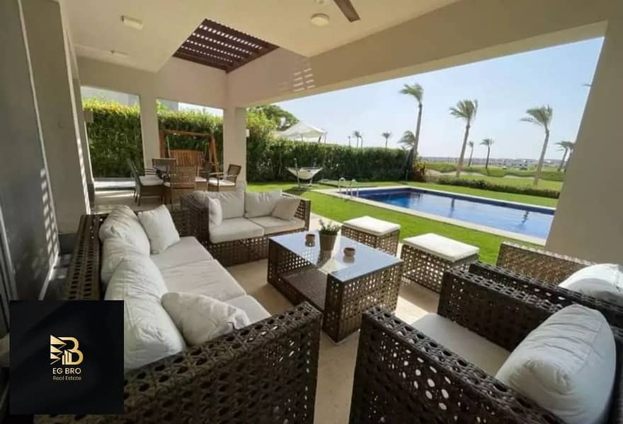 Apartment for sale in the first settlement, Swan Lake Compound, Hassan Allam, ultra finished, superlux 7