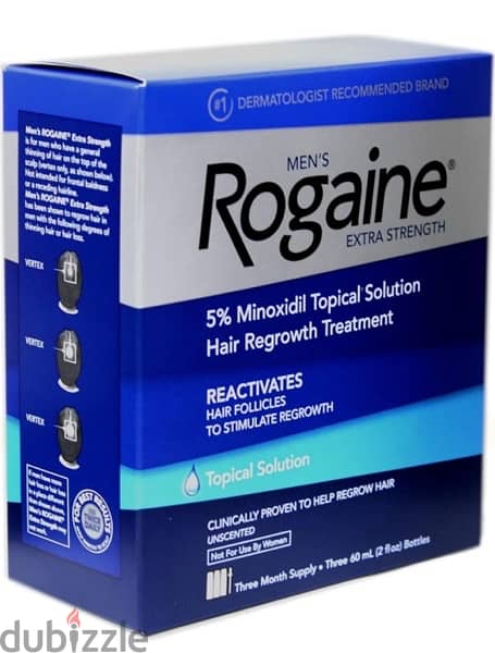 روجين Rogaine الامريكي الاصلي سيرم علاج تساقط شعر صلع وراثي مينوكسديل 1