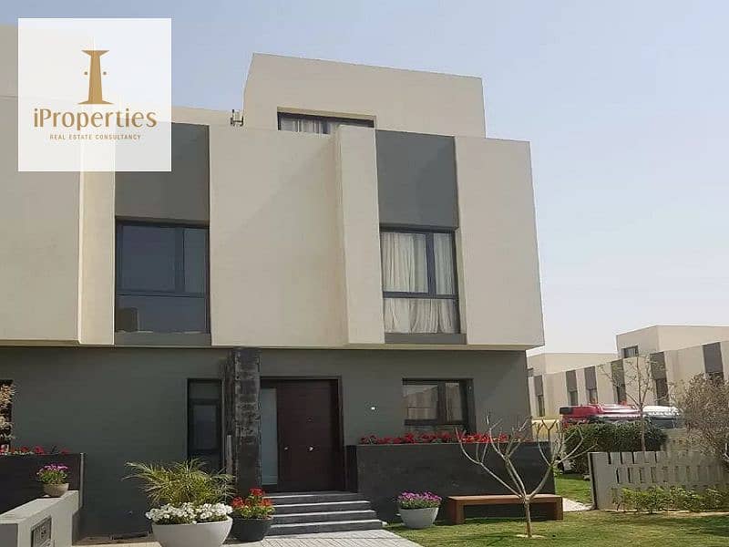 Ready to Move Town Villa in Burouj New Cairo under Market price 2