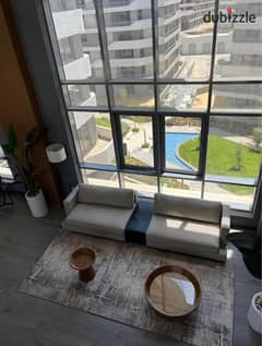 Duplex, immediate receipt, ultra super luxury finishing, installments over 10 years, next to Madinaty and Mountain View in Bloomfields Compound, minut