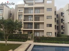 Apartment for sale, ground floor with garden in Marasem Compound, owner's finishing - with kitchen and air conditioners