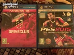 Pes 2015&DriveClub 2020