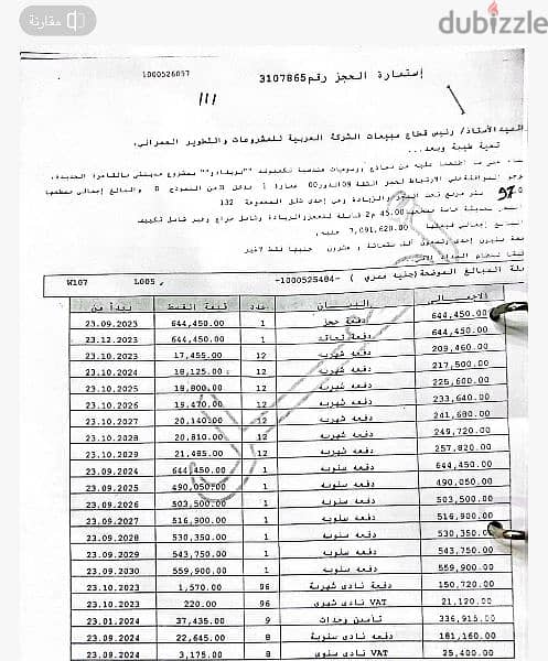 للبيع 97ارضي بجاردين45 استلام فوري  ببريفادو حجز قديم ع 12سنه 8