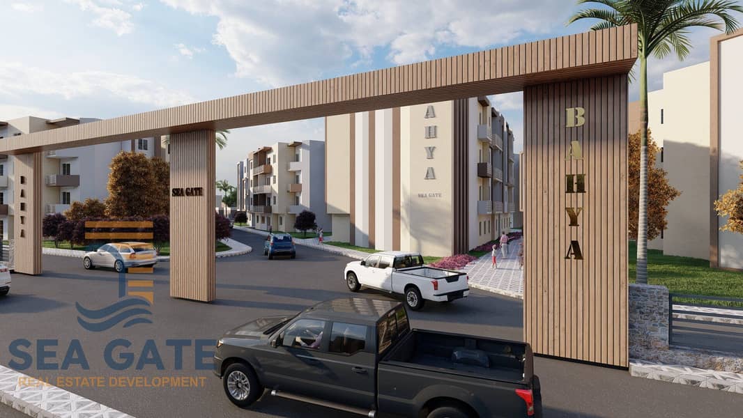 unit 115 meter for sale , in Bahya Compound , one of the projects of Sea gate Real Estate Development Company in Marsa Matrouh 3