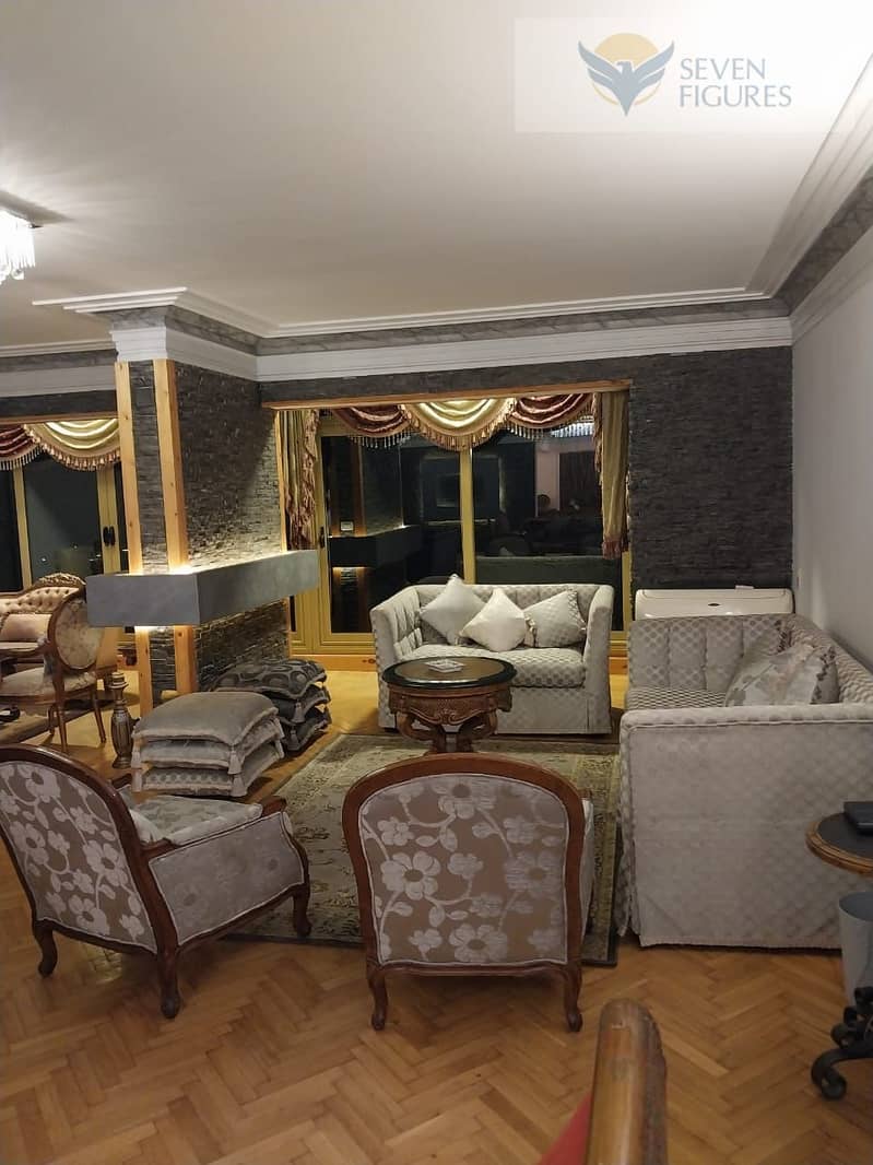 Apartments for Rent At Zamalek fully finished Hug Reception 3