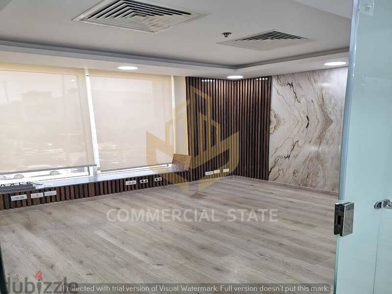 Finished Office at Trivium for Rent 150m-مكتب جاهز للايجار في تريفيوم 2