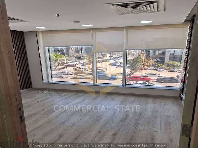 Finished Office at Trivium for Rent 150m-مكتب جاهز للايجار في تريفيوم 9