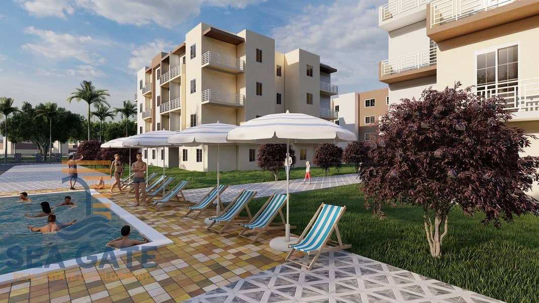 unit 100 meter for sale , in Bahya Compound , one of the projects of Sea gate Real Estate Development Company in Marsa Matrouh 15