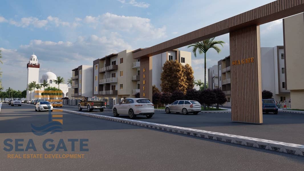 unit 100 meter for sale , in Bahya Compound , one of the projects of Sea gate Real Estate Development Company in Marsa Matrouh 16