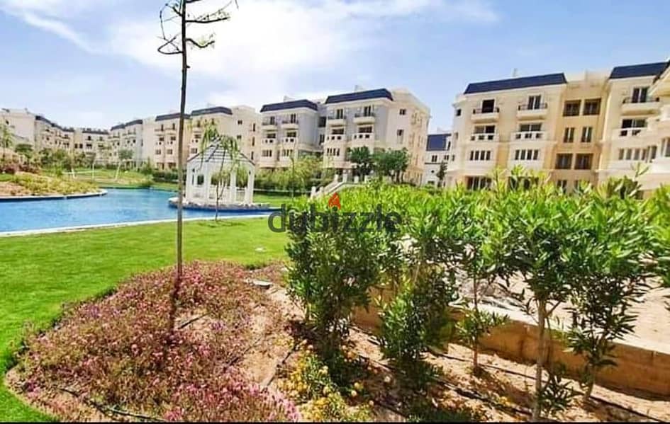 Apartment for sale, ready to move, in Mountain View, Fifth Settlement, double view, the best location in the compound, in installments 5