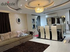 For sale, an ultra-super-luxe finished apartment in Al-Firdaus Gardens Villas Compound, General Security, in front of Dreamland, 6th of October