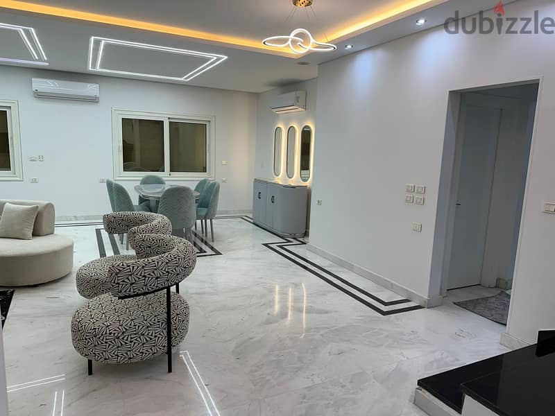 Furnished villa for rent in Madinaty with swimming pool فيلا ايجار 320 3