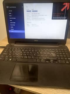 laptop dell inspiron core I5-4200U CPU @ 1.60GHZ 2.30GHZ RAM 8GB HDD