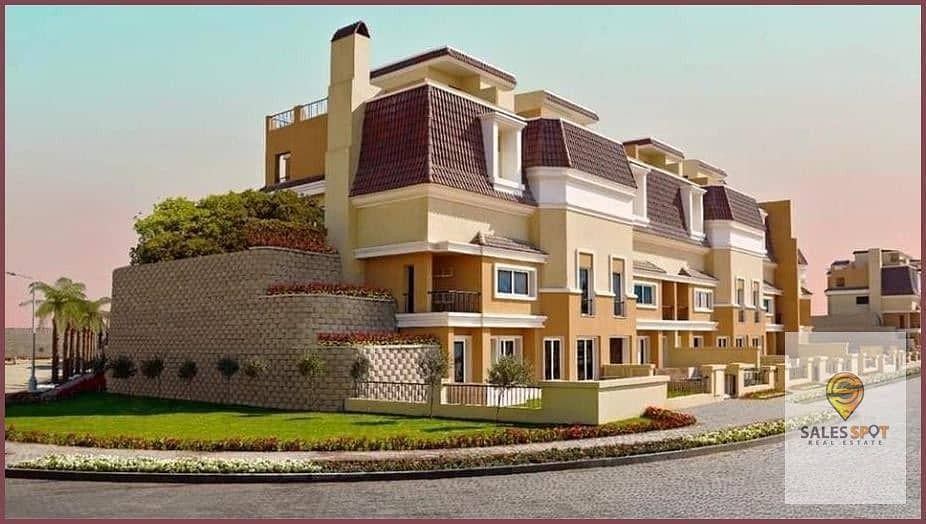 With a 42% discount, own a 131-meter apartment for sale on the Suez Road in Sarai Compound, in front of Madinaty 7