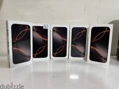 Available Iphone16 pro 256 G 
Desert titanium 
1 simcard &2 simcard ZA 0