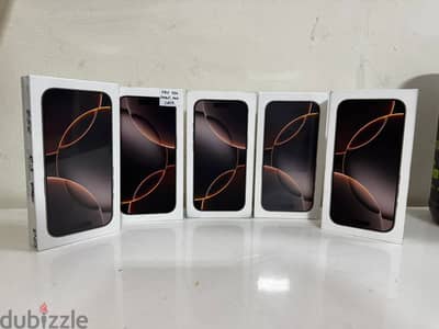 Available Iphone16 pro 256 G 
Desert titanium 
1 simcard &2 simcard ZA