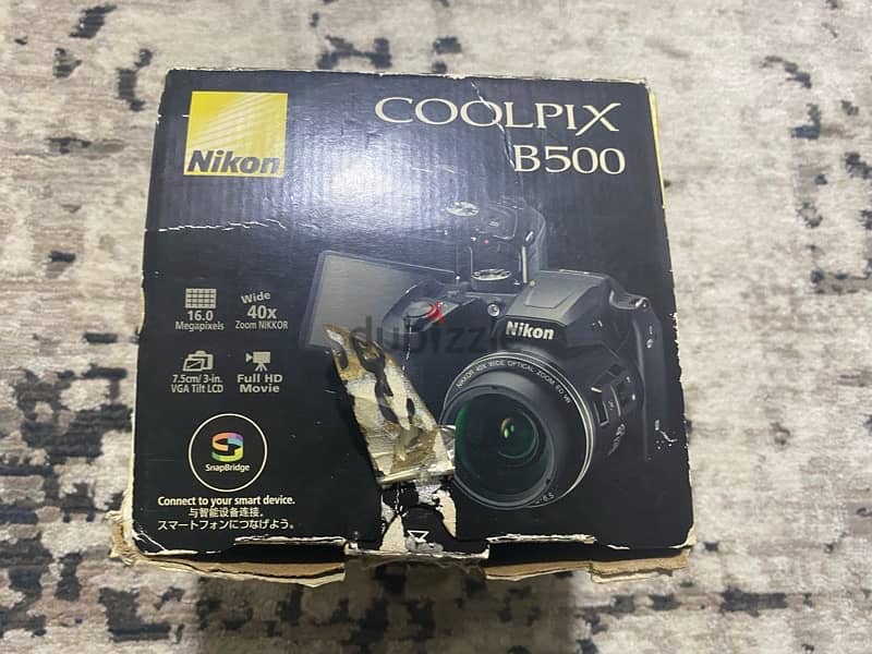 ‏كاميرا ديجيتال Nikon Coolpix B500 مستعملة استعمال خفيف 9