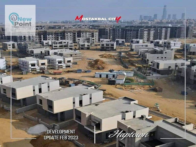 Apartment for sale Swan Lake Compound, Hub Town, Mostakbal City, Hassan Allam 1