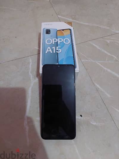 موبايل oppo a15  معاه علبة