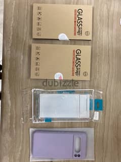 Google Pixel 8 Pro 2 Covers & 2 Screen Protectors