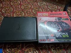 GTX 1070 Gaming X MSI 8GB  twin frozr + Power supply 600w FSP 0