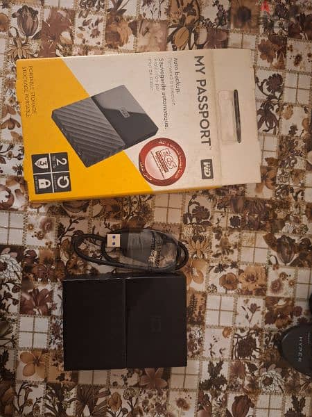 external hard disk 2 tera WD 0